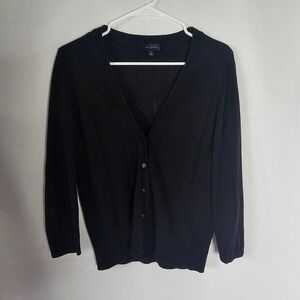 The Limited Black Cardigan Sweater Womens Small Button Front Knit Career Casual